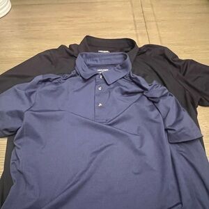 UNTUCKit Men's Black and Navy Polo Shirts